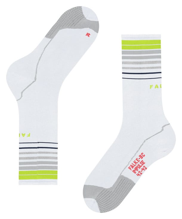 Falke Unisex BC Impulse Reflect Biking Socks White Falke