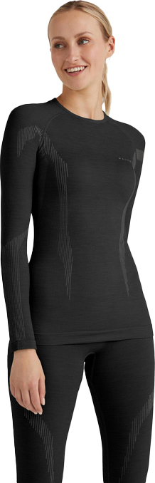 Falke Women’s Longsleeve Wool-Tech Black