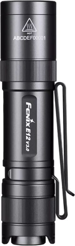 Fenix Fenix E12r V3.0 Led Lykt 200lm Kompakt Minilykt Med Klips Fenix