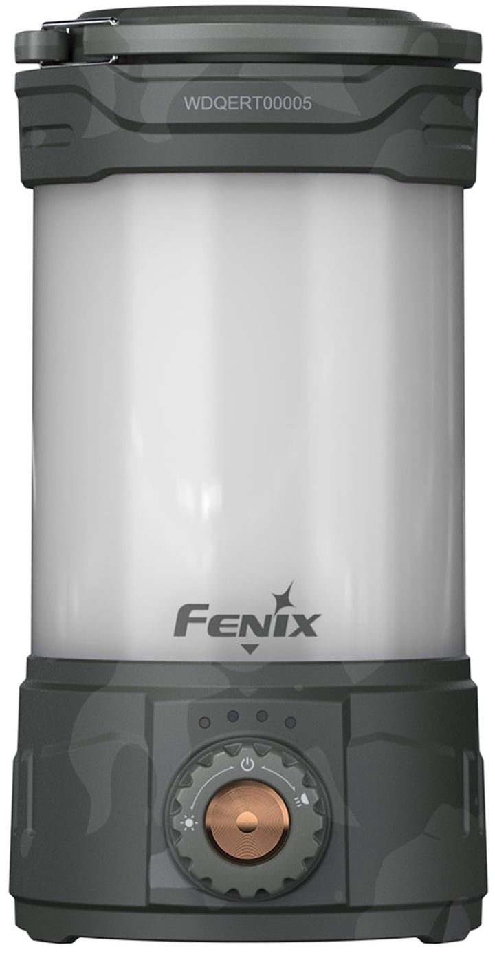 Fenix Fenix Cl26r Pro Campinglykt Grey Camo Oppladbar Campinglykt 650lm Grønn Fenix