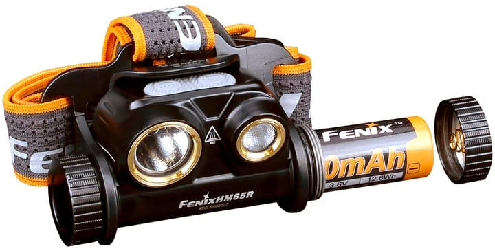 Fenix Fenix Hm65r Hodelykt Sort Kraftig Lykt Med 1400 Lumen Fenix