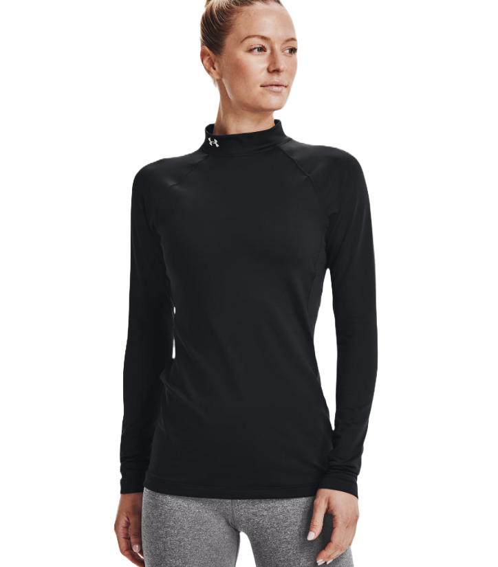 Under Armour Women’s UA Authentics Mockneck Black