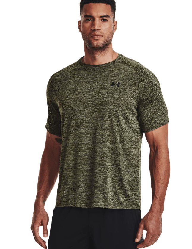 Under Armour Men's UA Tech 2.0 SS Tee Marine Od Green/Black