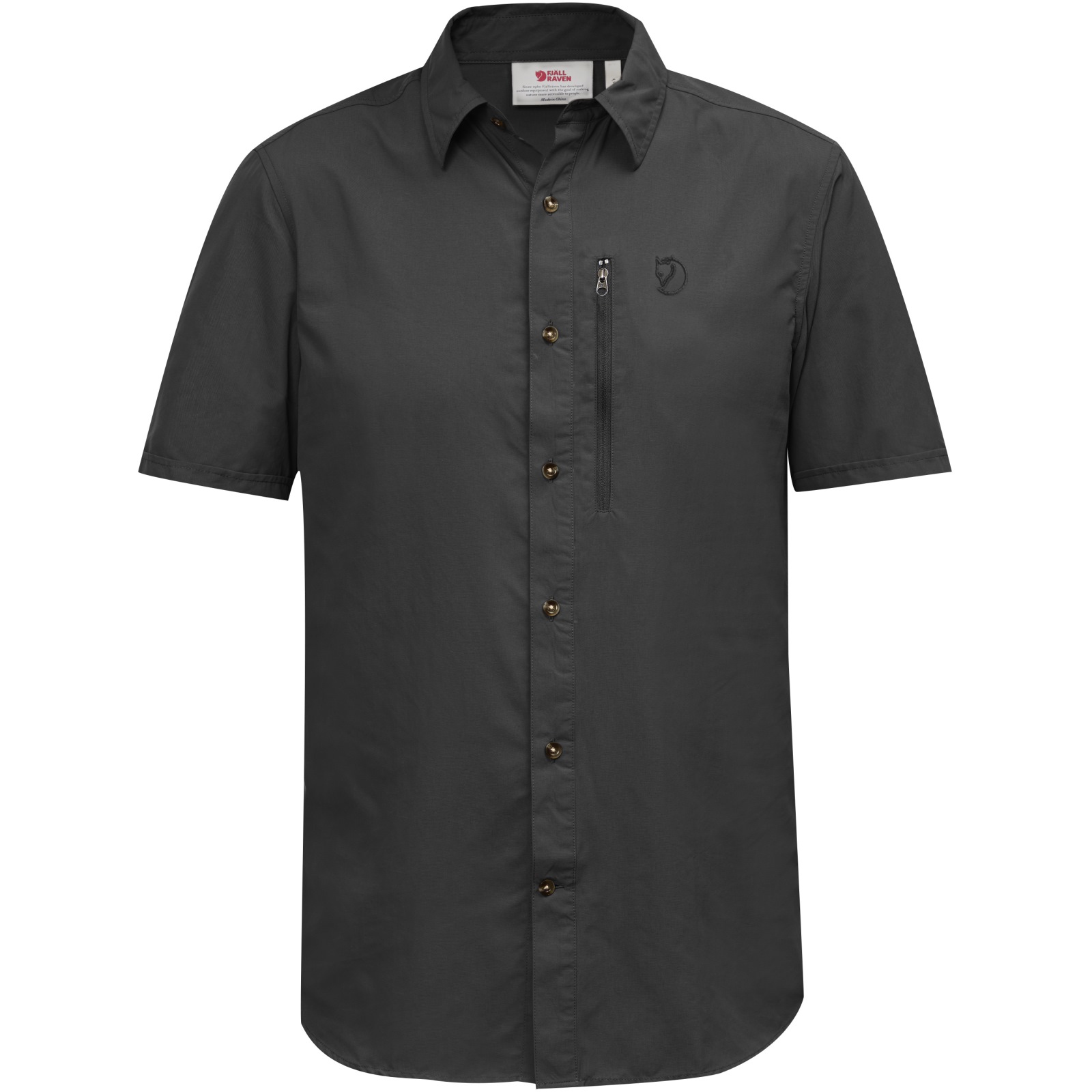 Men’s Abisko Hike Shirt Shortsleeve Dark Grey