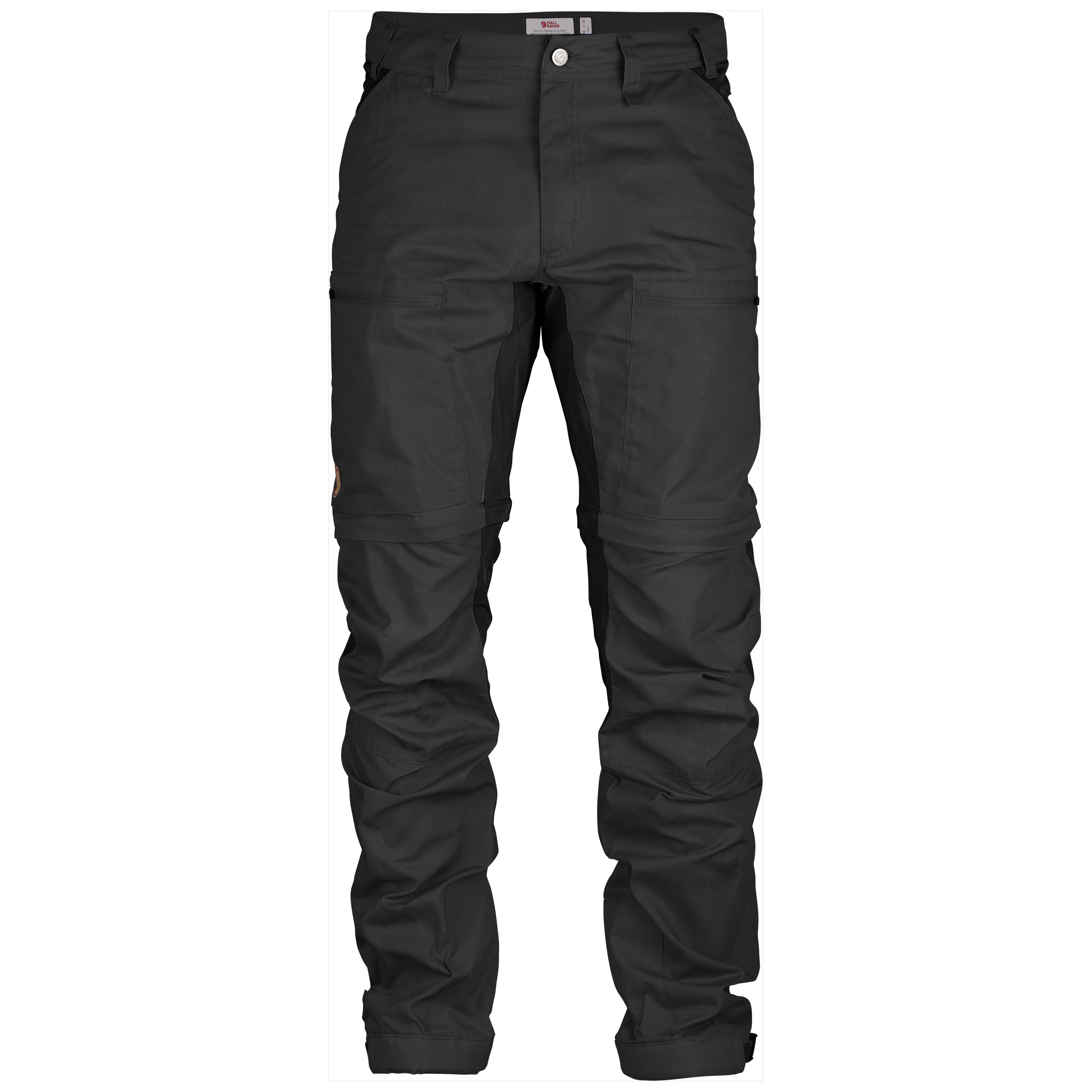 Fjällräven Men’s Abisko Lite Trekking Zip-Off Trousers Dark Grey/Black