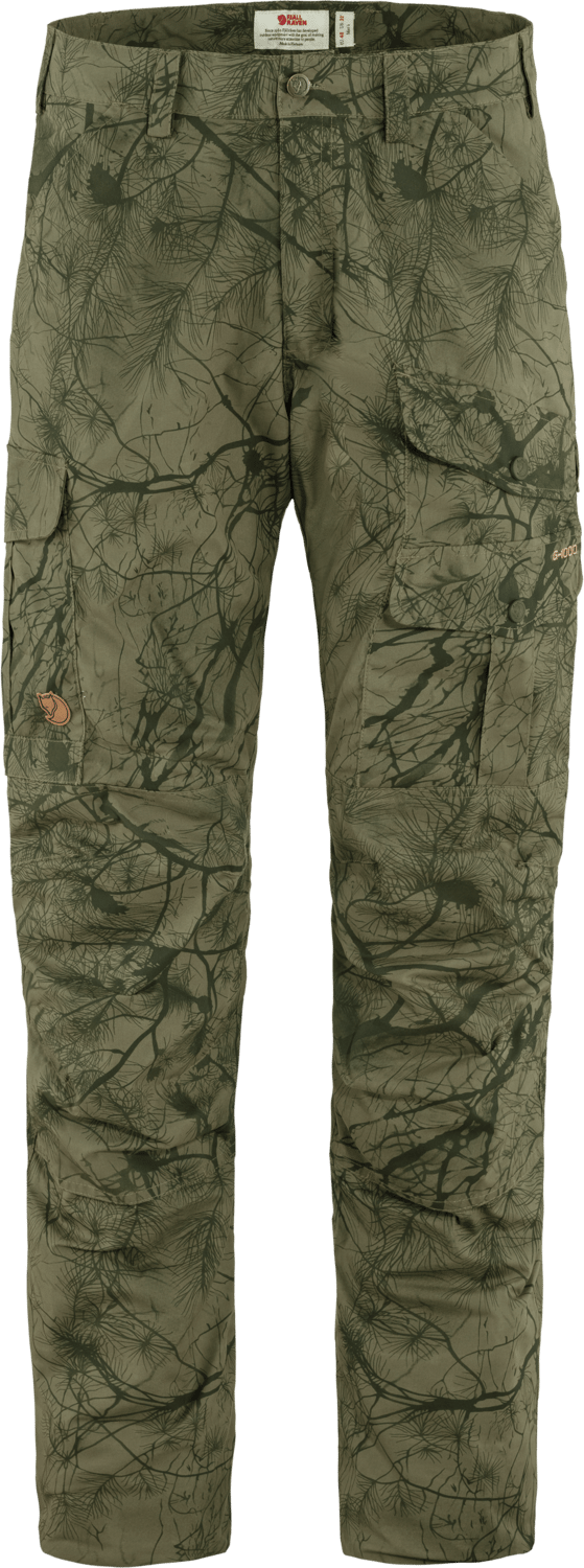 Fjällräven Men's Barents Pro Hydratic Trousers Green Camo-Deep Forest