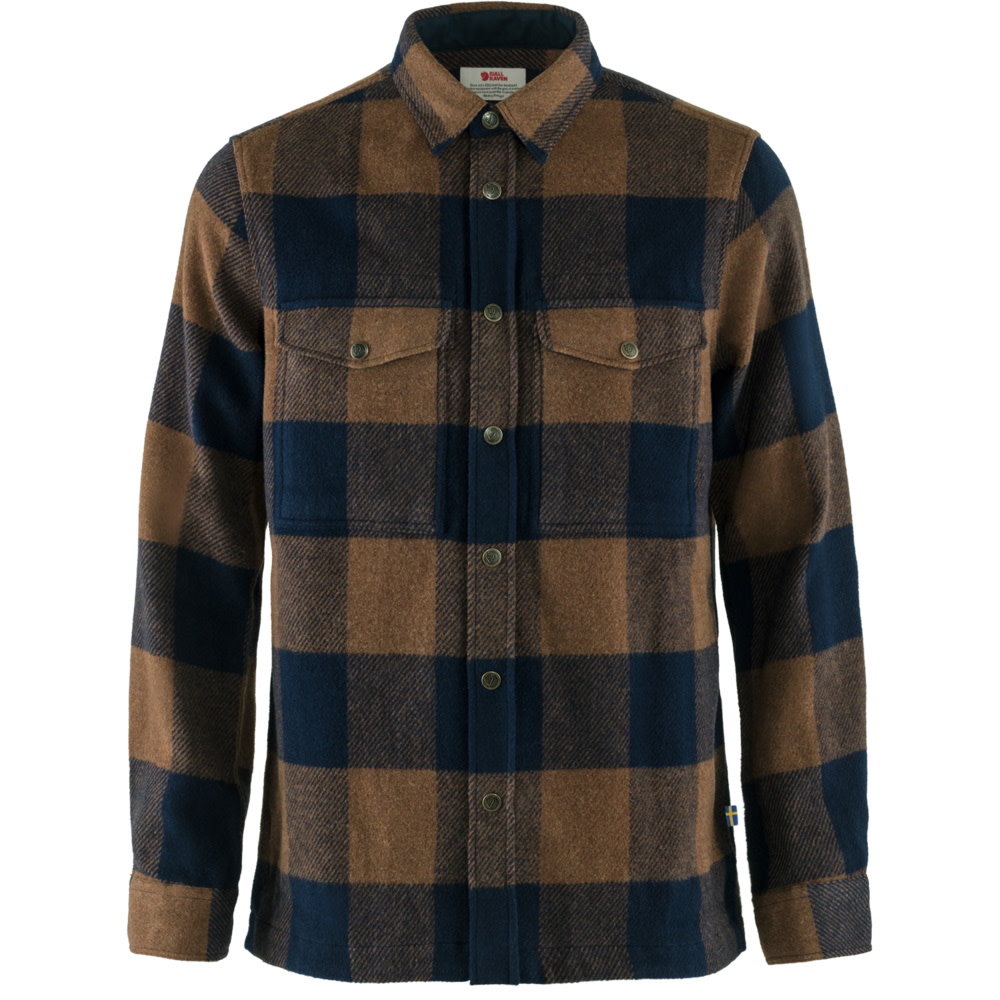 Fjällräven Men’s Canada Shirt Chestnut/Dark Navy