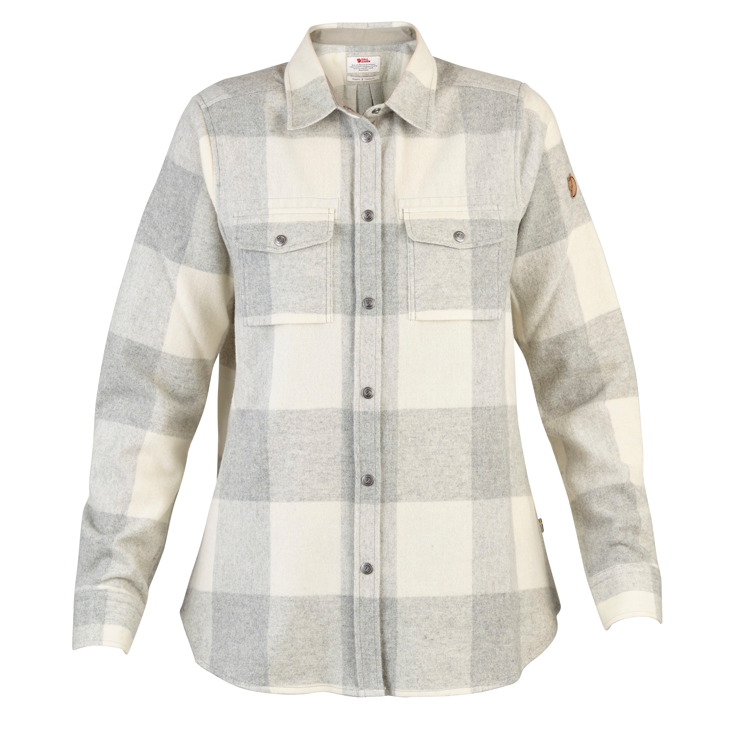 Fjällräven Women’s Canada Shirt Longsleeve Fog/Chalk White