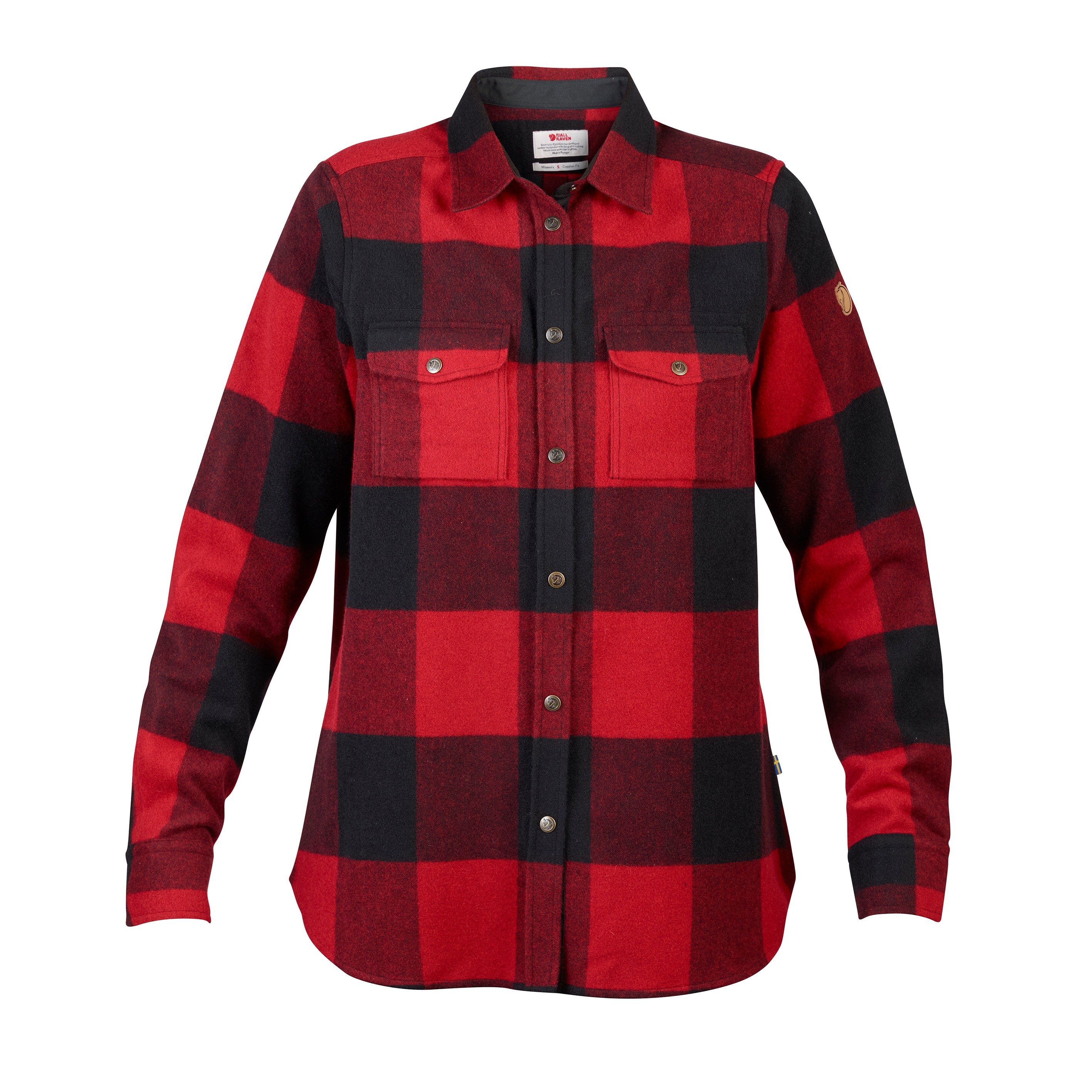 Fjällräven Women’s Canada Shirt Longsleeve Red