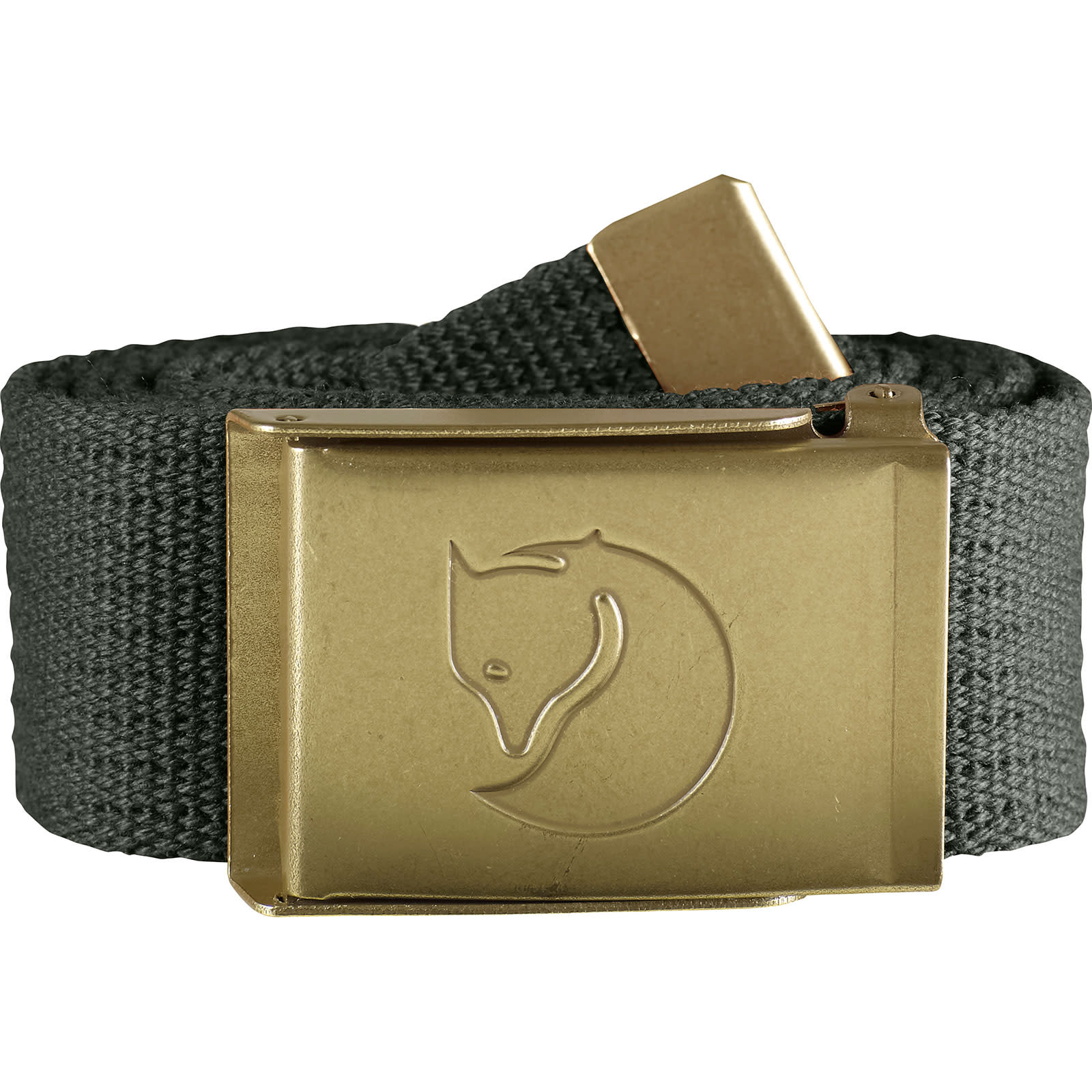 Fjällräven Canvas Brass Belt 4 cm Mountain Grey