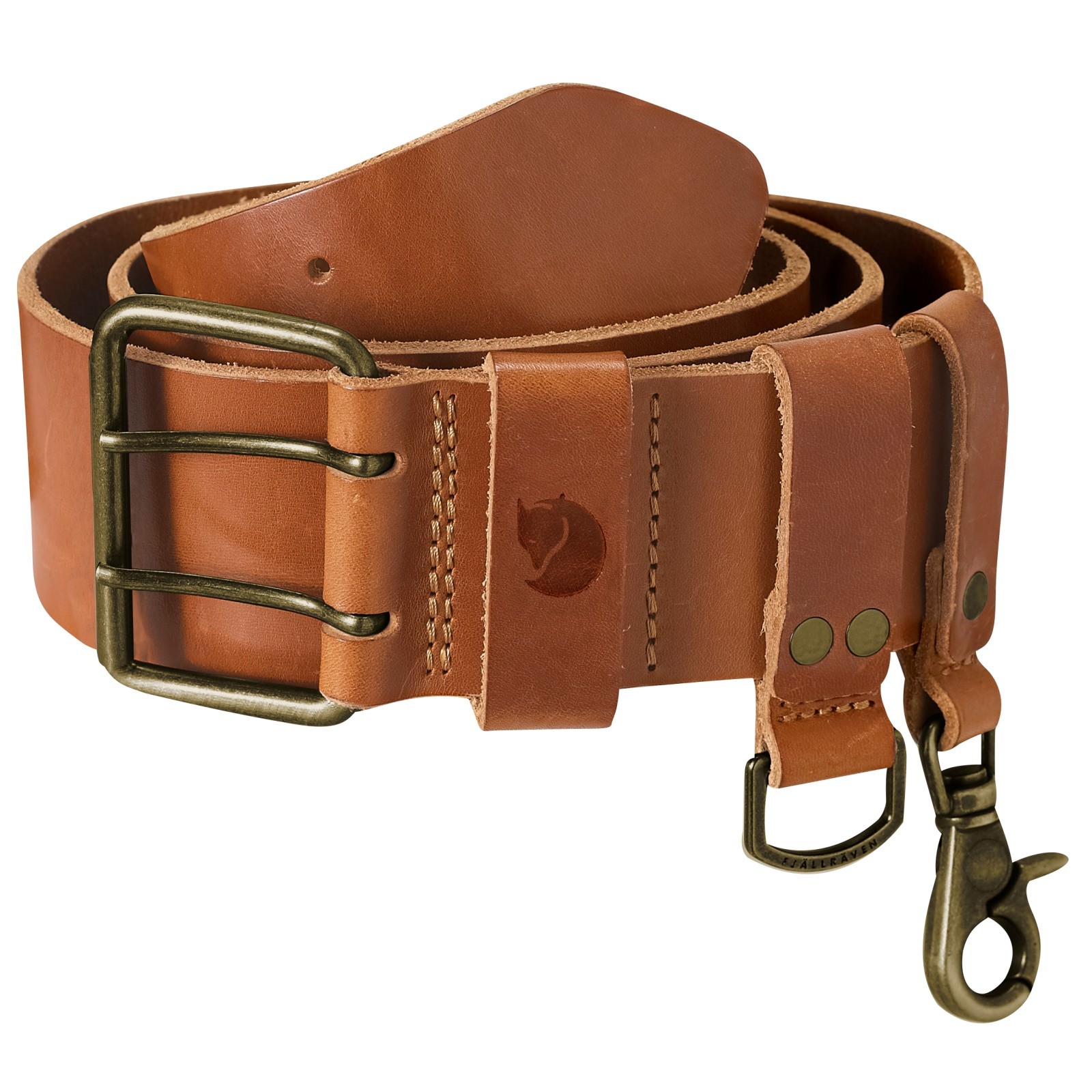 Fjällräven Equipment Belt Leather Cognac