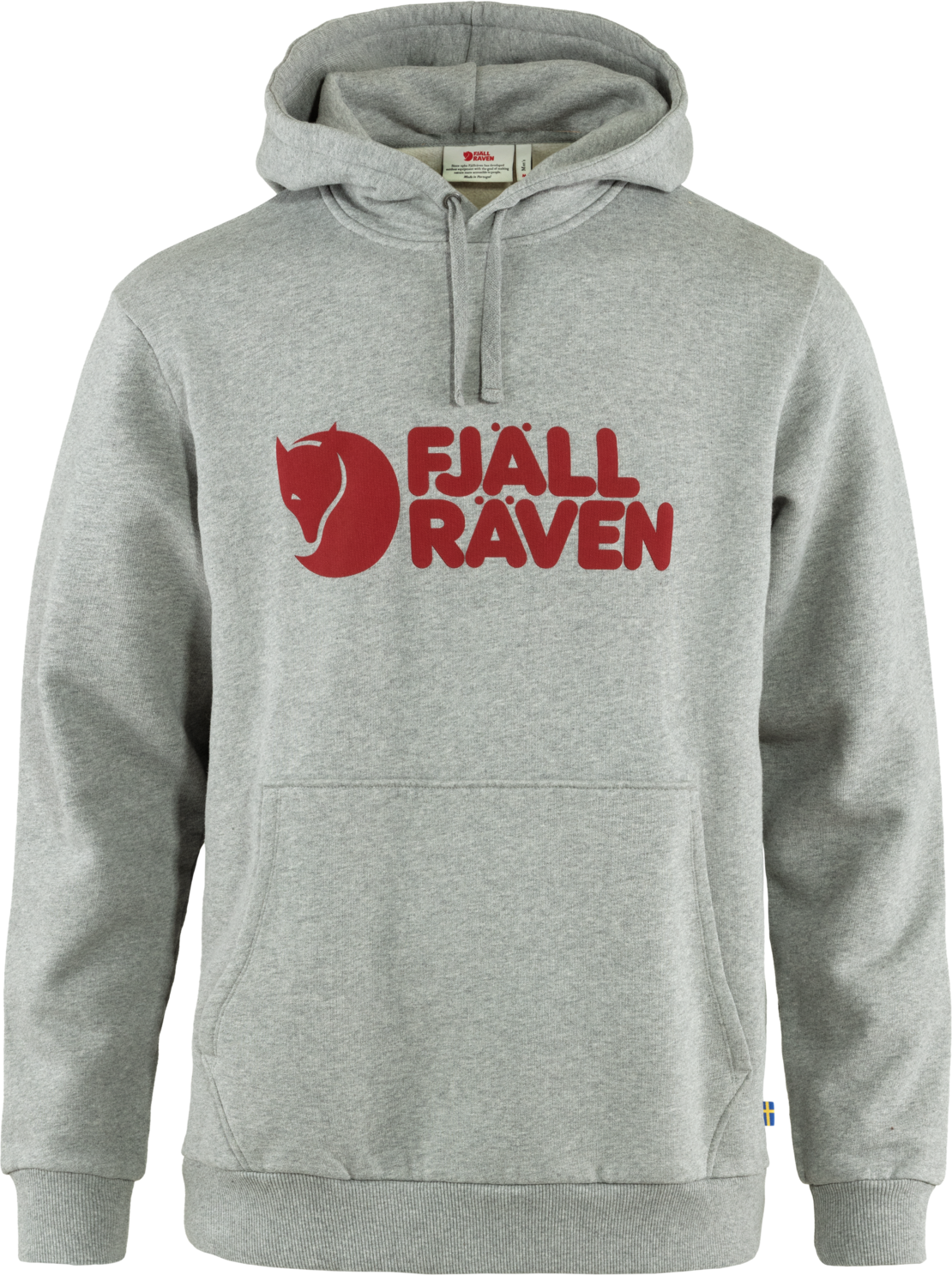 Fjällräven Men’s Fjällräven Logo Hoodie Grey/Melange