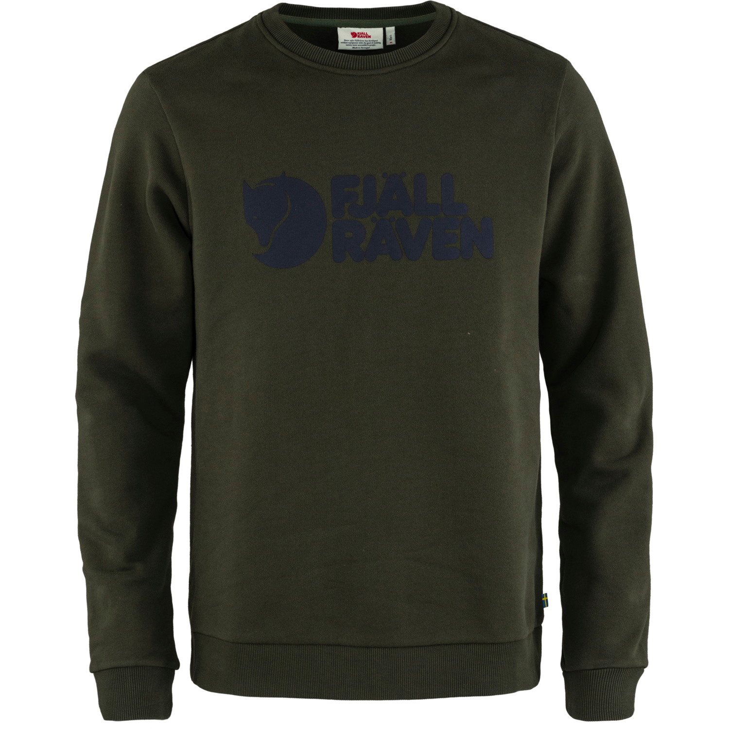 Fjällräven Men’s Fjällräven Logo Sweater Deep Forest