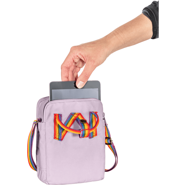 Fjällräven Kånken Rainbow Sling Black/Rainbow Pattern Fjällräven