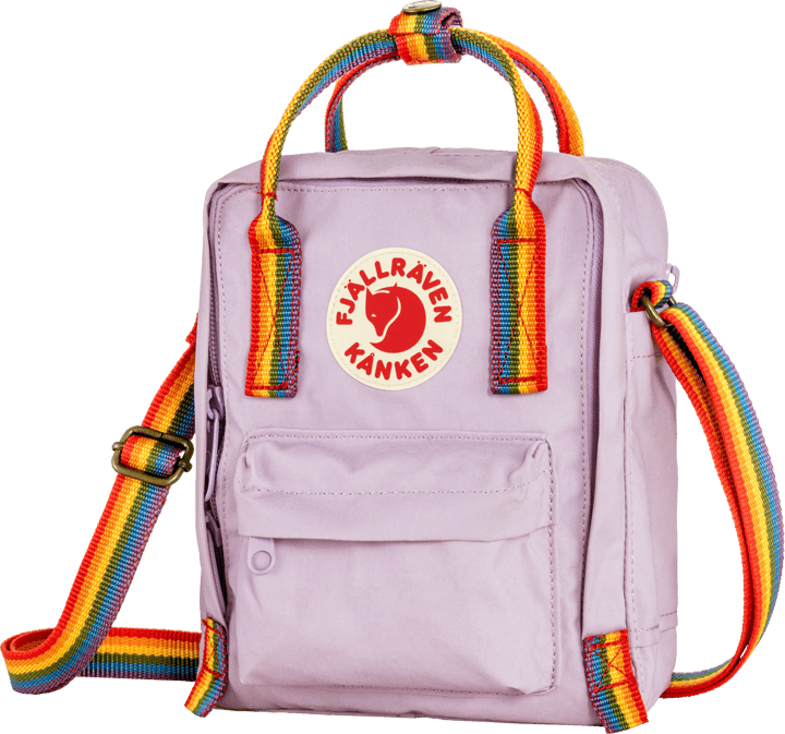 Fjällräven Kånken Rainbow Sling Pastel Lavender/Rainbow Fjällräven