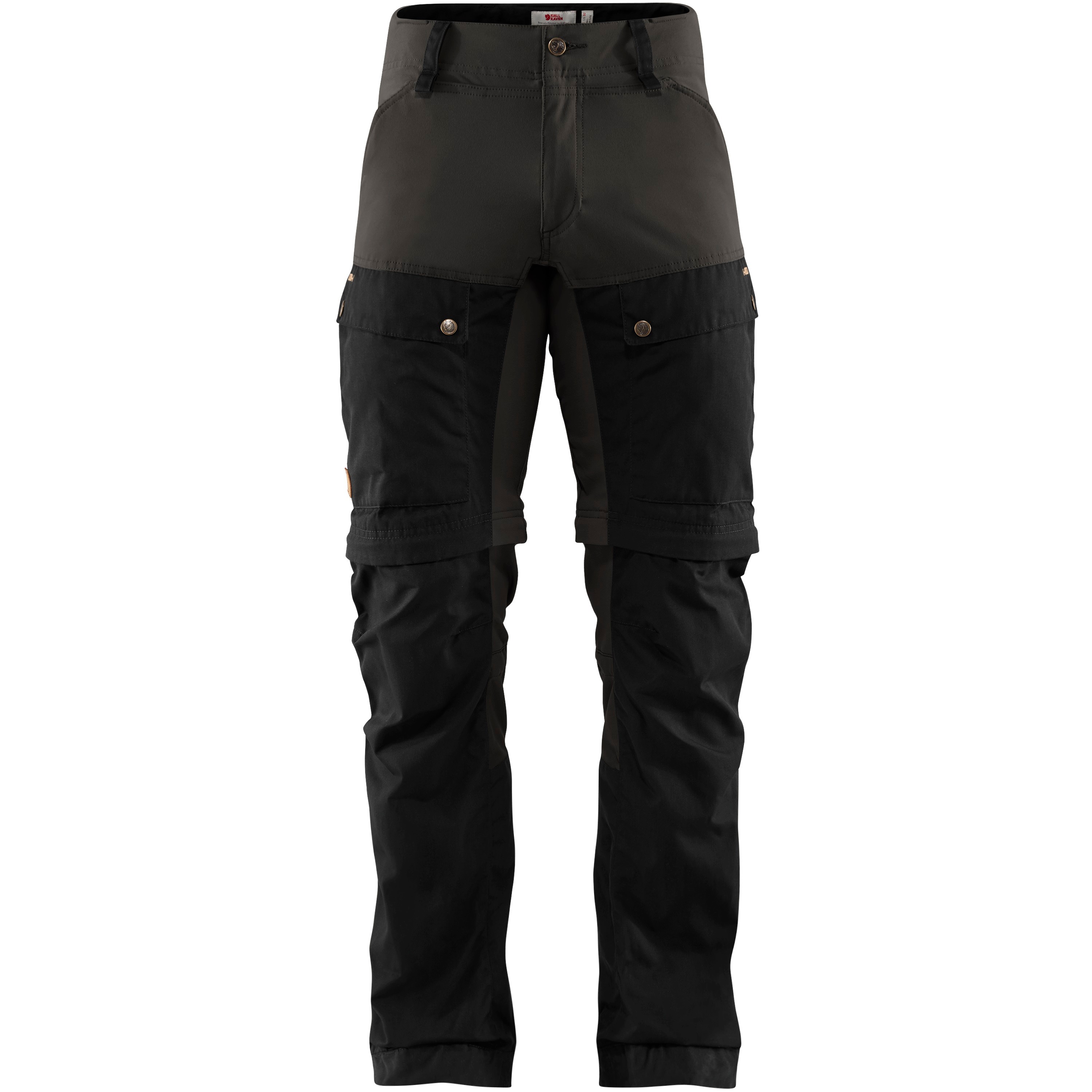 Fjällräven Men’s Keb Gaiter Trousers Long Black/Stone Grey