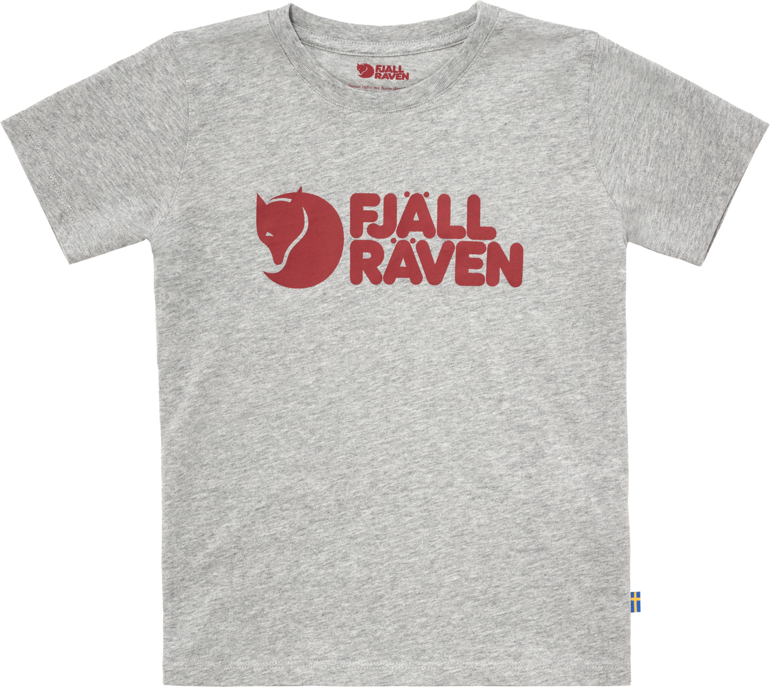 Fjällräven Kids’ Fjällräven Logo T-Shirt Grey-Melange