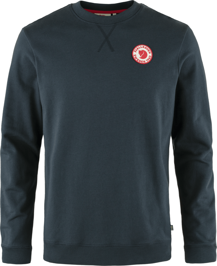 Fjällräven Men's 1960 Logo Badge Sweater Dark Navy Fjällräven