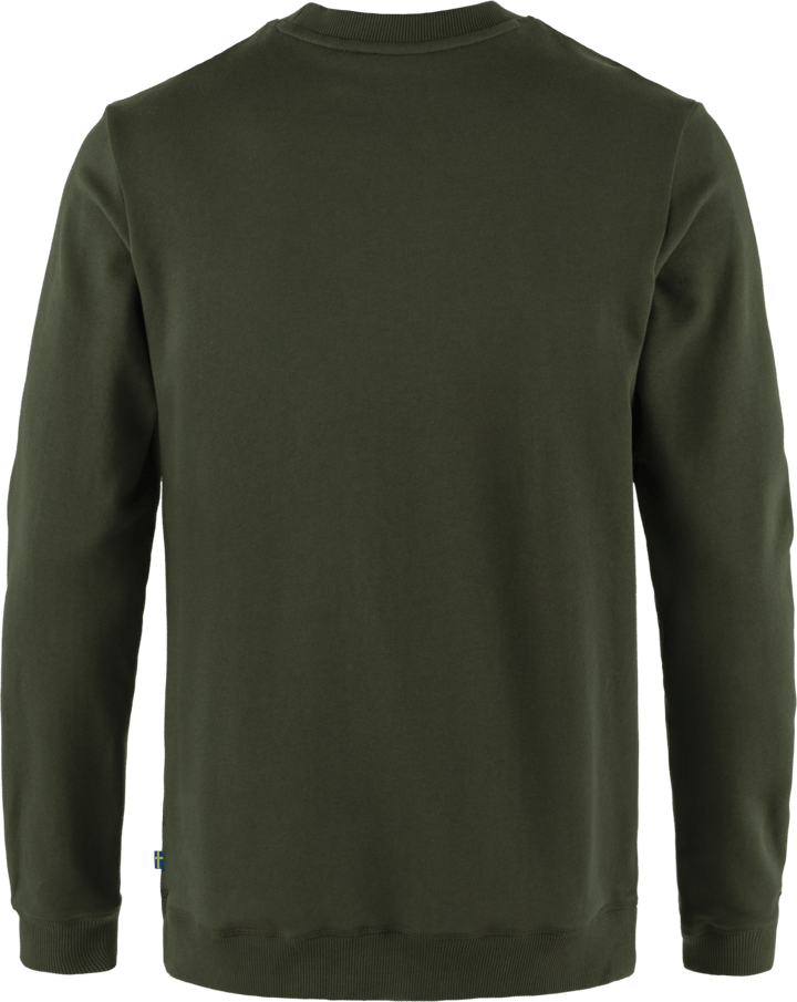 Fjällräven Men's 1960 Logo Badge Sweater Deep Forest Fjällräven