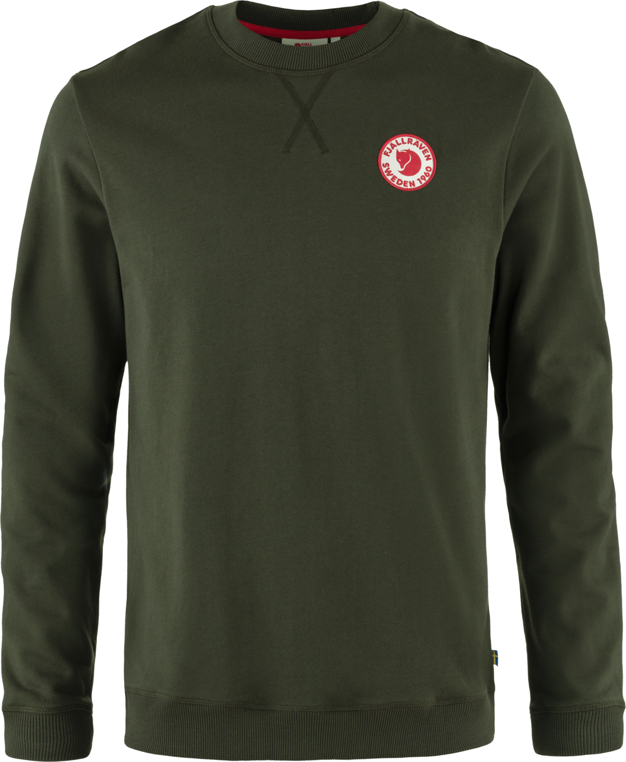 Fjällräven Men’s 1960 Logo Badge Sweater Deep Forest