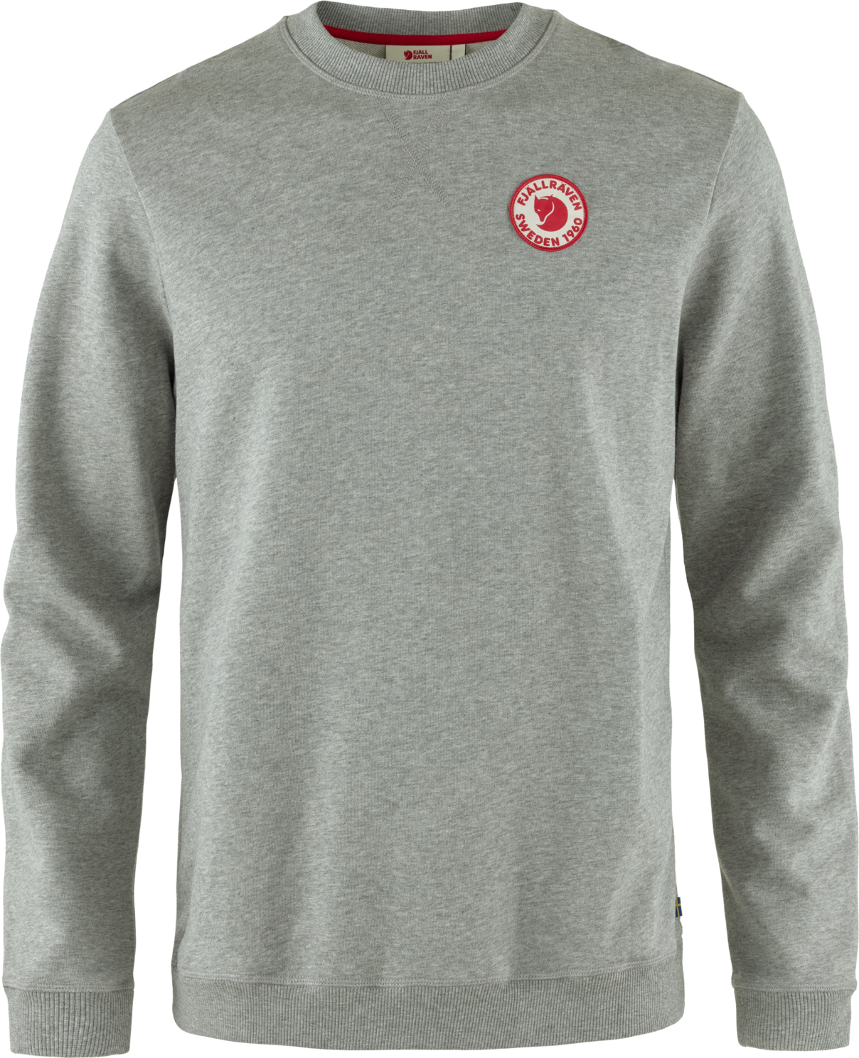 Fjällräven Men’s 1960 Logo Badge Sweater Grey-Melange