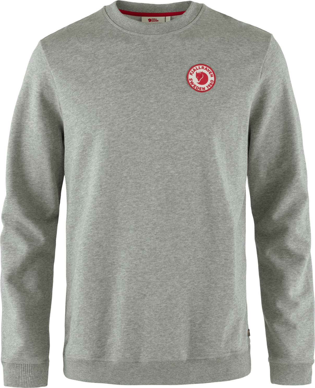 Fjällräven Men's 1960 Logo Badge Sweater Grey-Melange