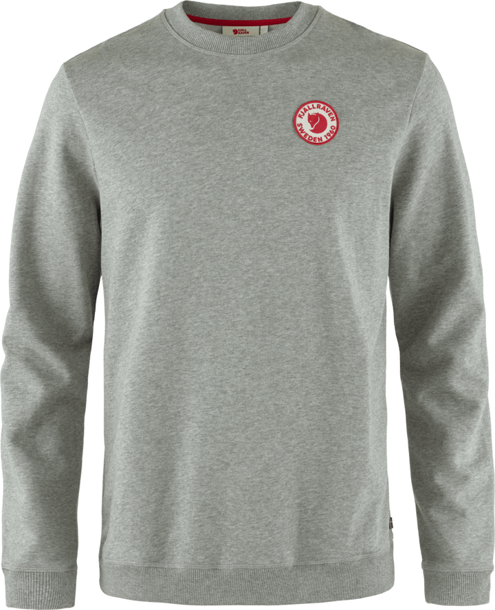Fjällräven Men's 1960 Logo Badge Sweater Grey-Melange Fjällräven