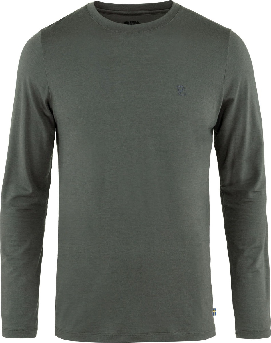 Fjällräven Men’s Abisko Wool Long Sleeve Basalt