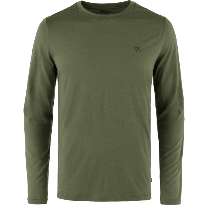 Fjällräven Men's Abisko Wool Ls Laurel Green Fjällräven