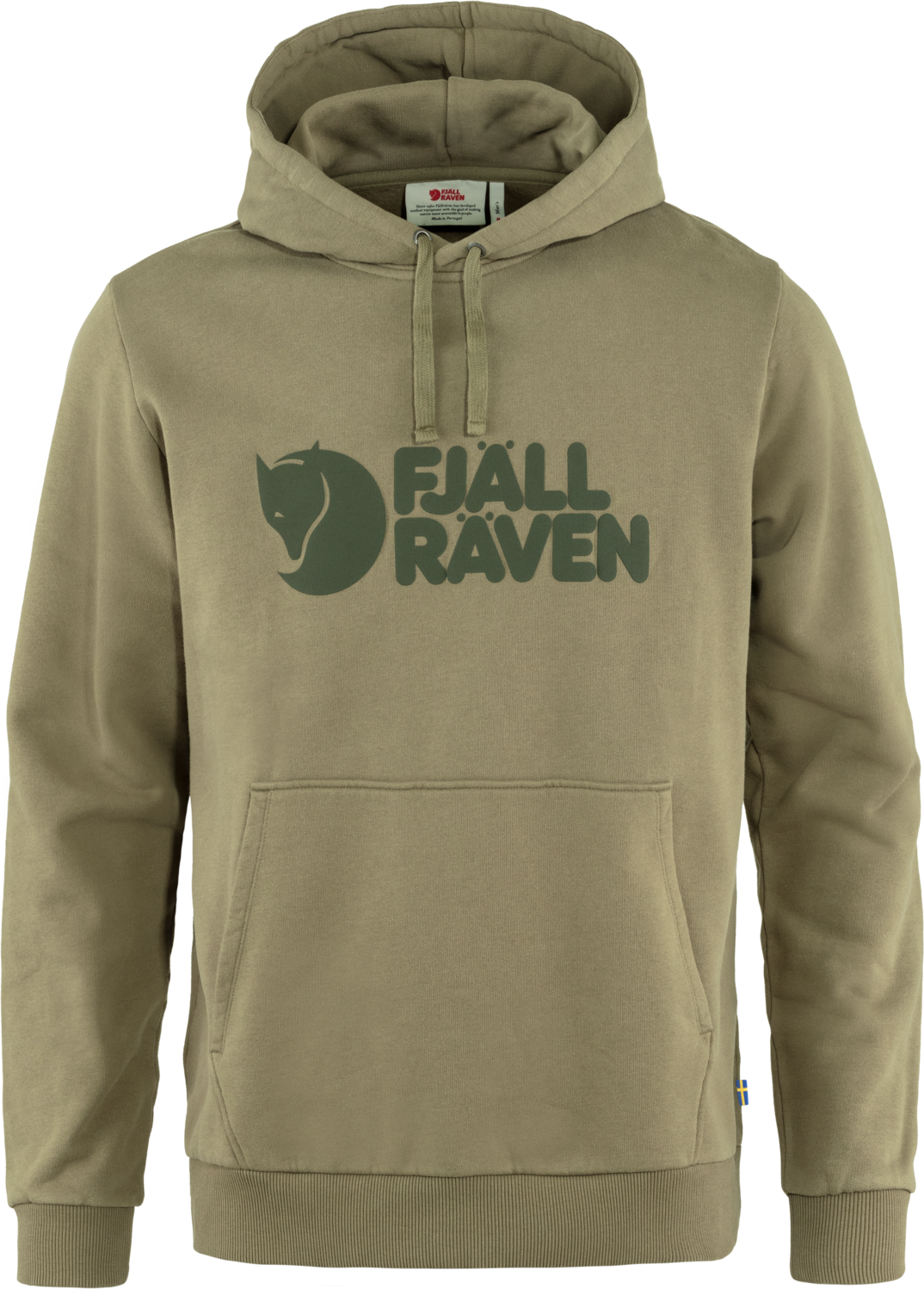 Fjällräven Men’s Fjällräven Logo Hoodie Light Olive