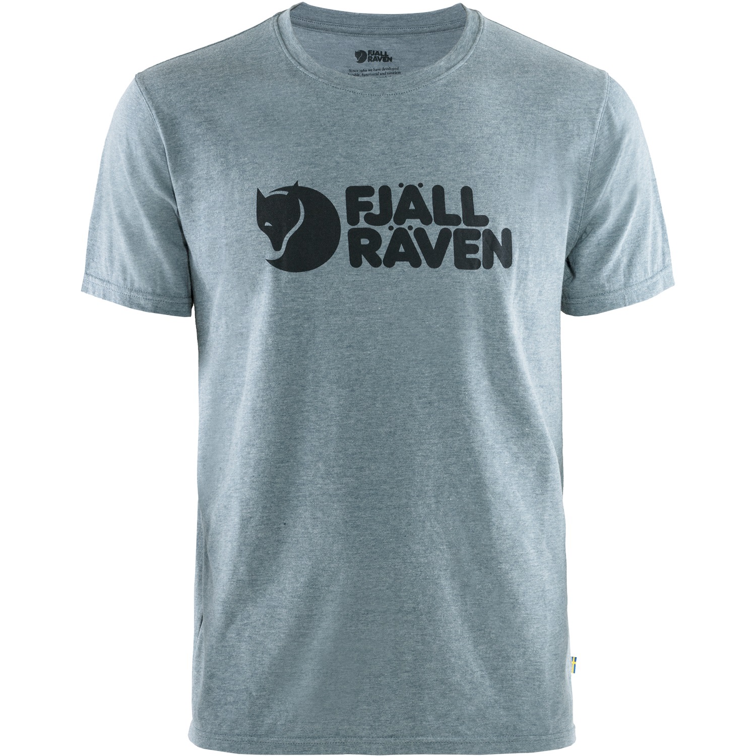 Fjällräven Men’s Fjällräven Logo T-shirt Uncle Blue/Melange