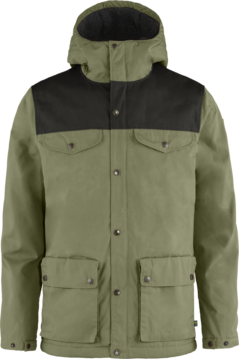 Men’s Greenland Winter Jacket Green-Dark Grey