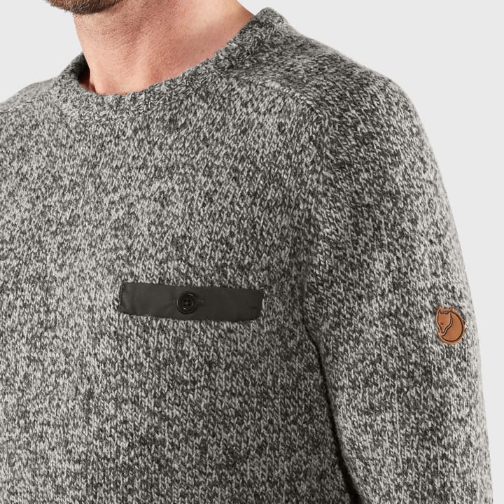 Fjällräven Men's Lada Round-neck Sweater Grey Fjällräven