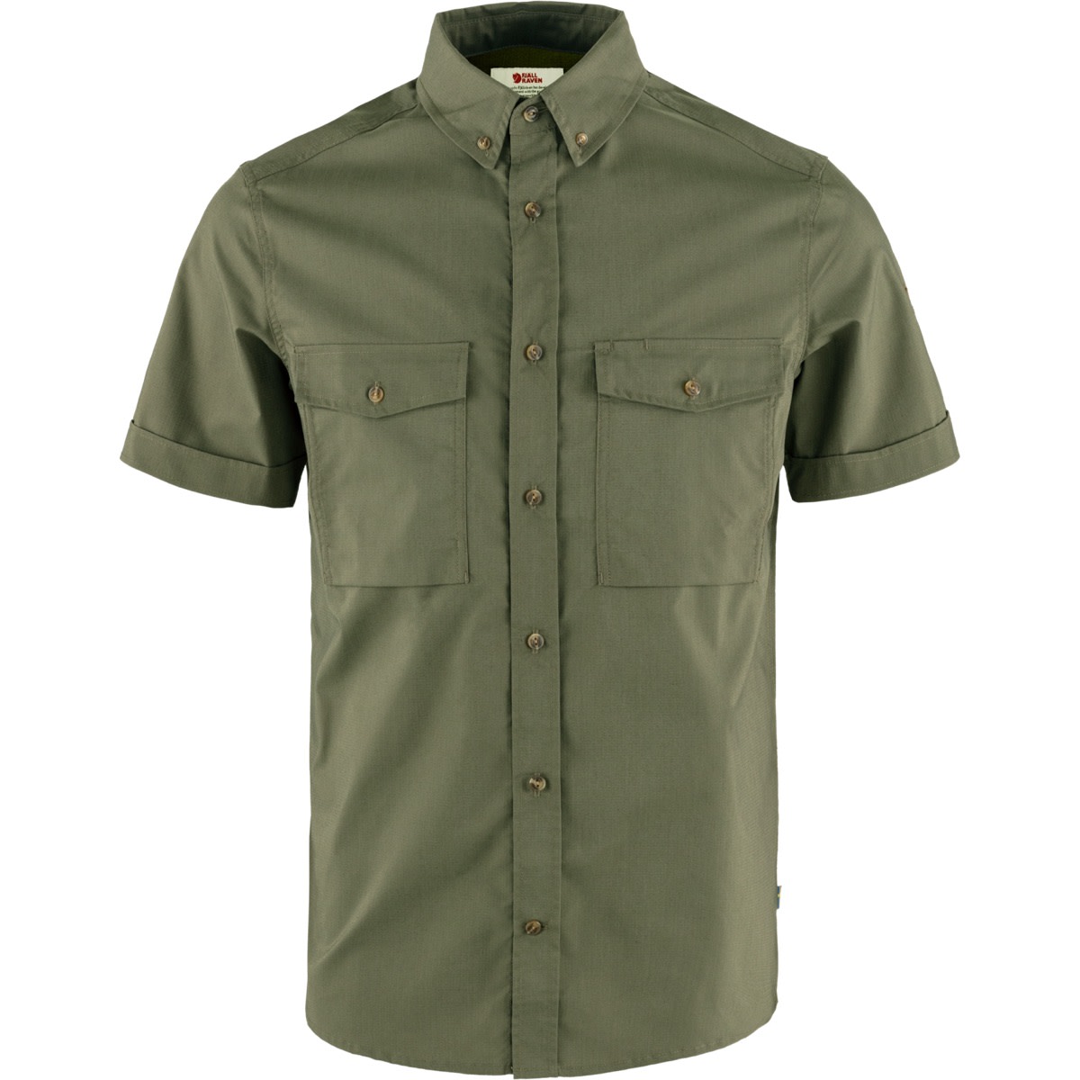 Fjällräven Men’s Övik Air Stretch Short Sleeve Shirt Laurel Green