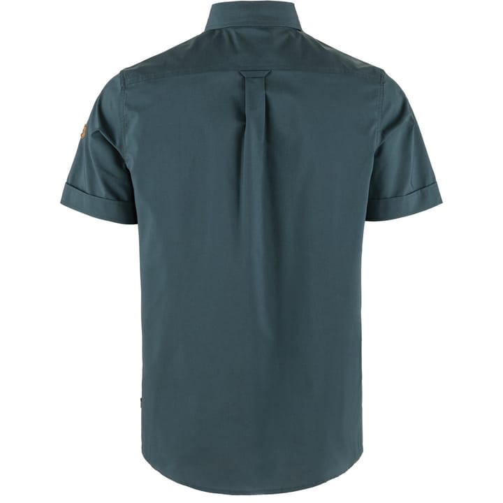 Fjällräven Men's Övik Air Stretch Short Sleeve Shirt Mountain Blue Fjällräven