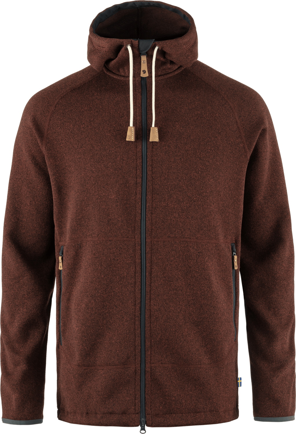 Fjällräven Men's Övik Fleece Hoodie Autumn Leaf