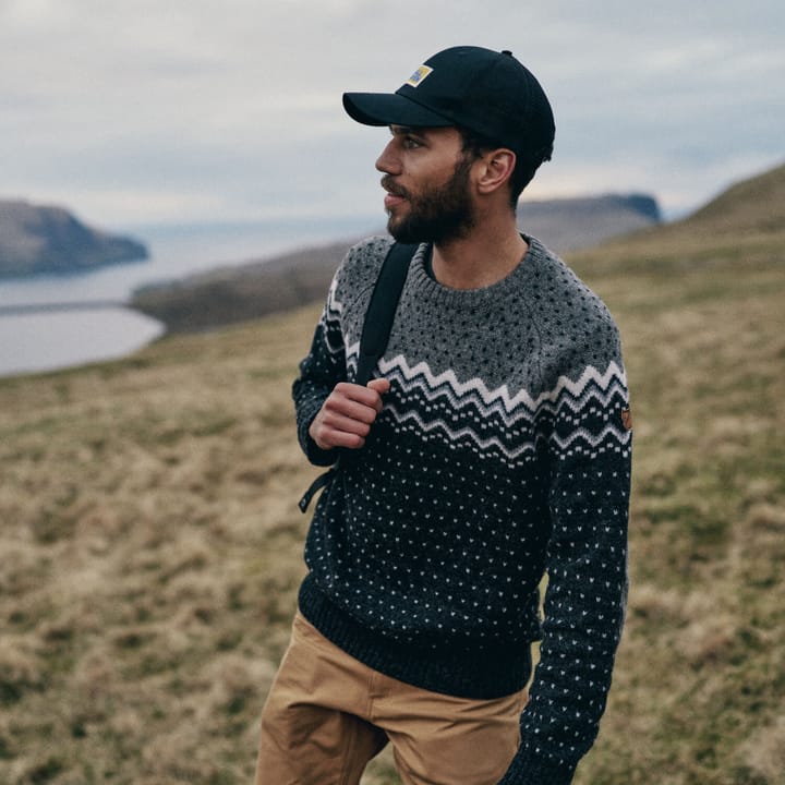 Fjällräven Men's Övik Knit Sweater Laurel Green/Deep Forest Fjällräven