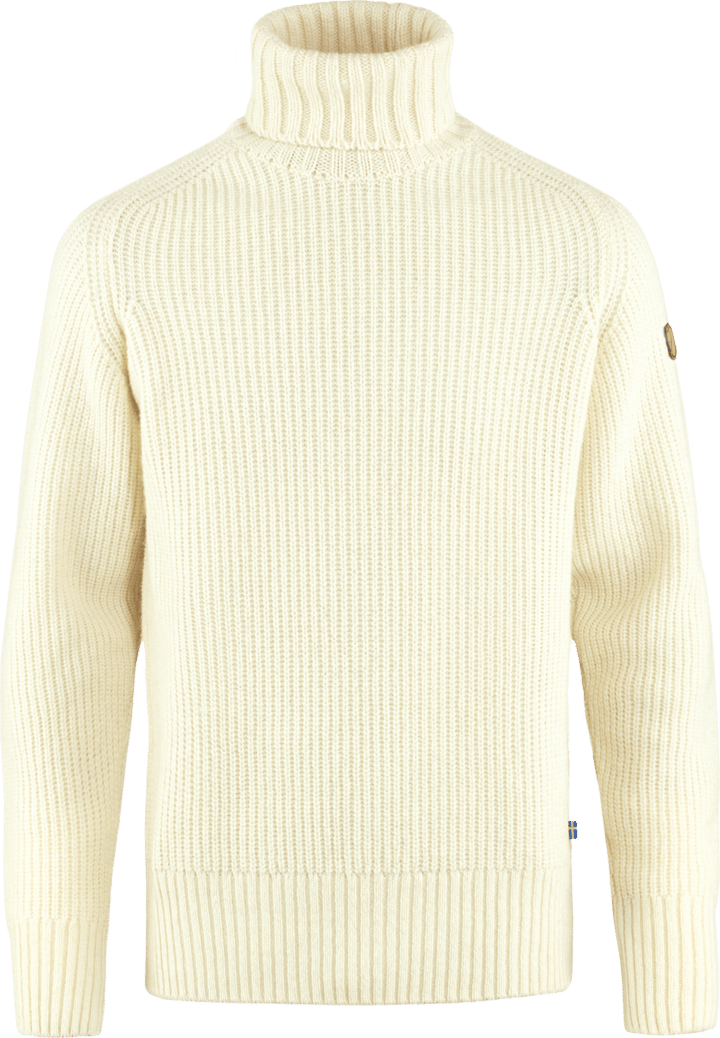 Fjällräven Men's Övik Roller Neck Sweater Chalk White Fjällräven