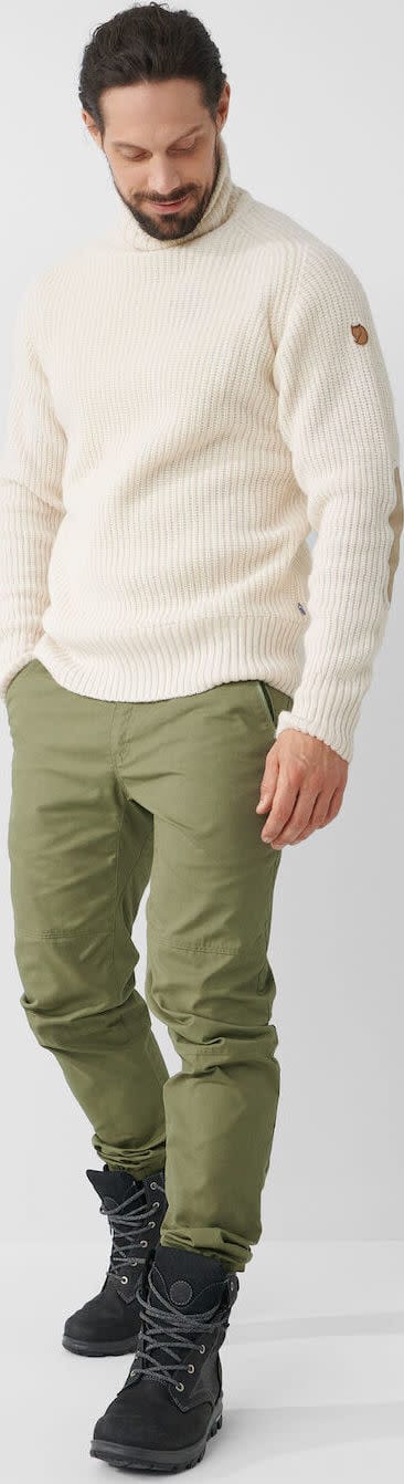 Fjällräven Men's Övik Roller Neck Sweater Chalk White Fjällräven