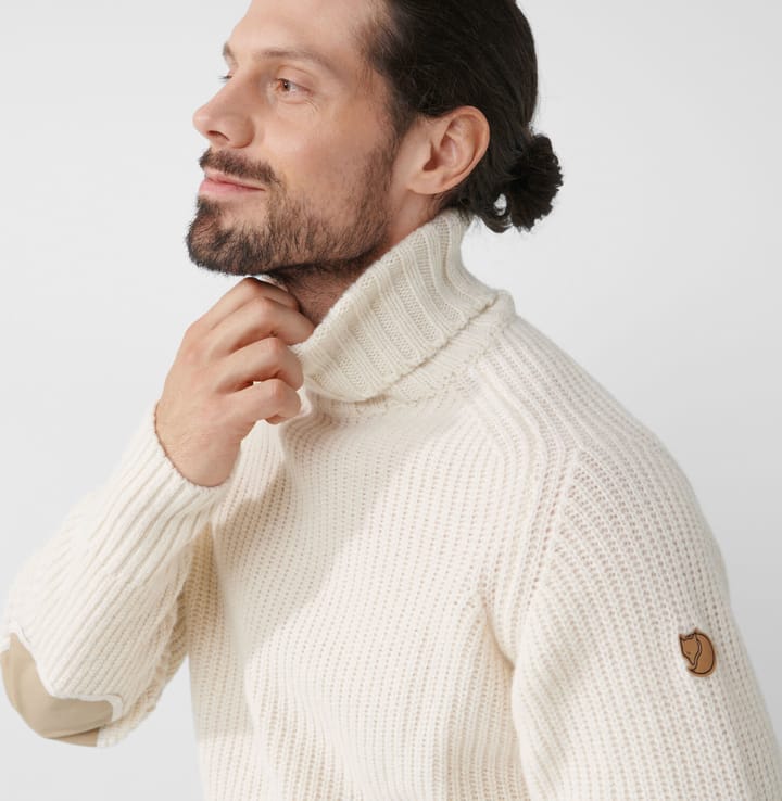 Fjällräven Men's Övik Roller Neck Sweater Chalk White Fjällräven