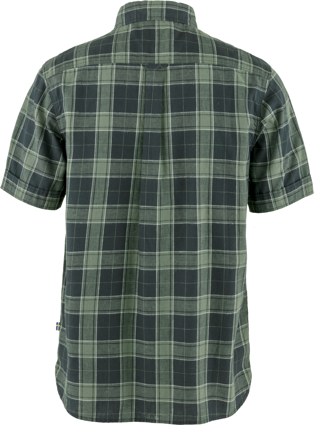 Men's Övik Travel Shirt Ss Dark Navy/Patina Green