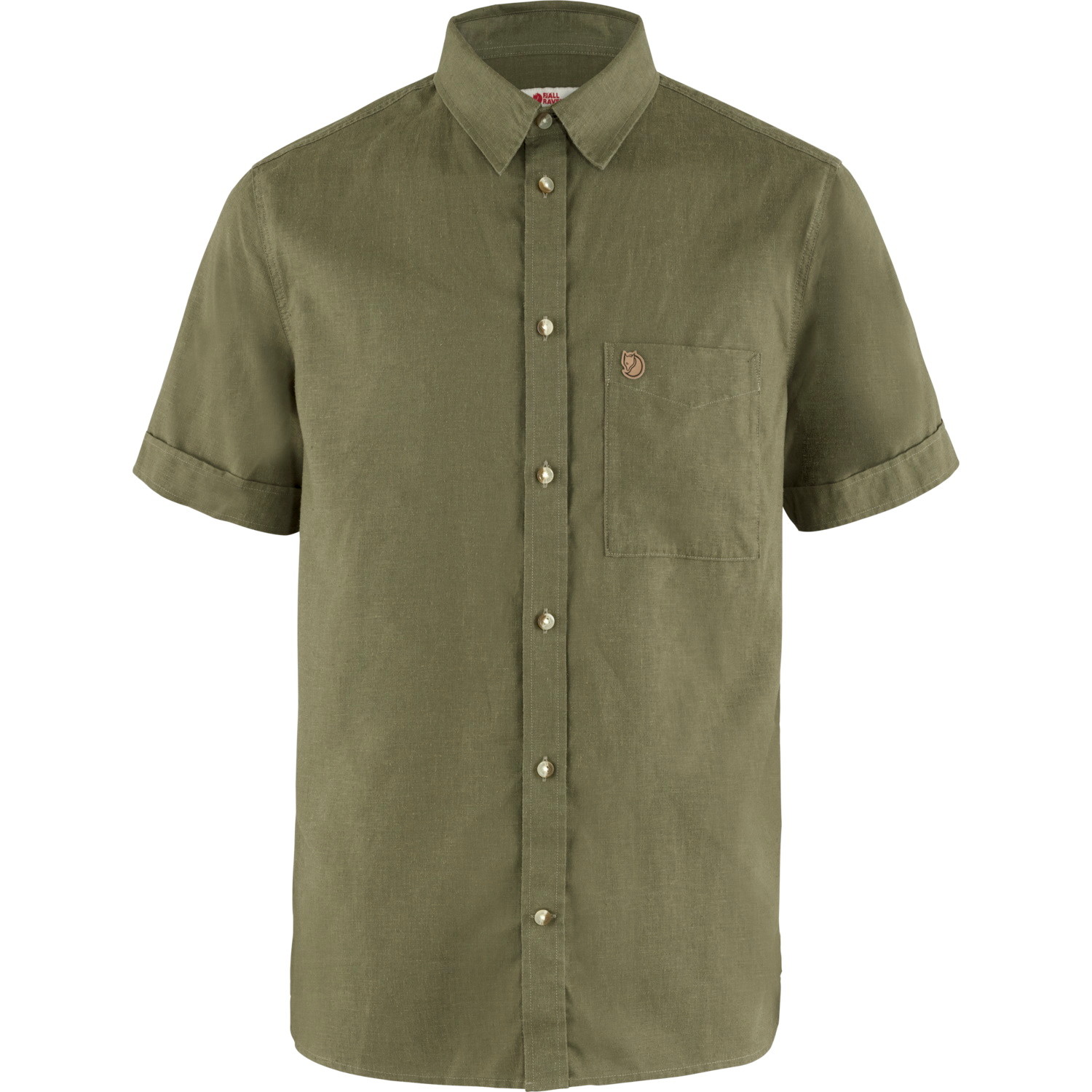 Fjällräven Men’s Övik Travel Shirt Short Sleeve Green