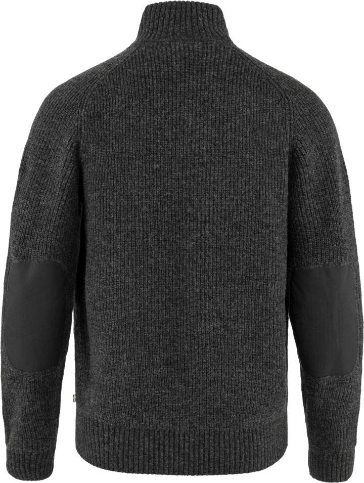 Men's Övik Zip Cardigan Knit Dark Grey