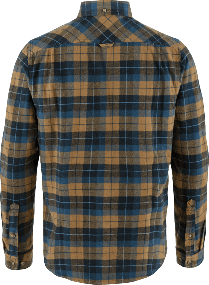 Fjällräven Men's Singi Heavy Flannel Shirt Dark Navy/Buckwheat Brown Fjällräven