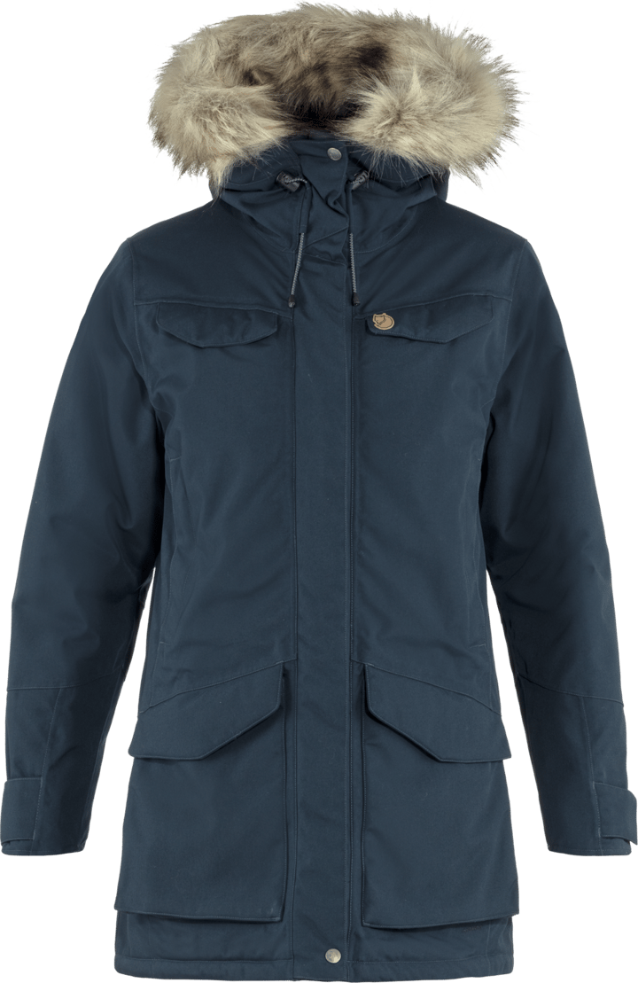 Fjällräven snow flake deals parka dark navy