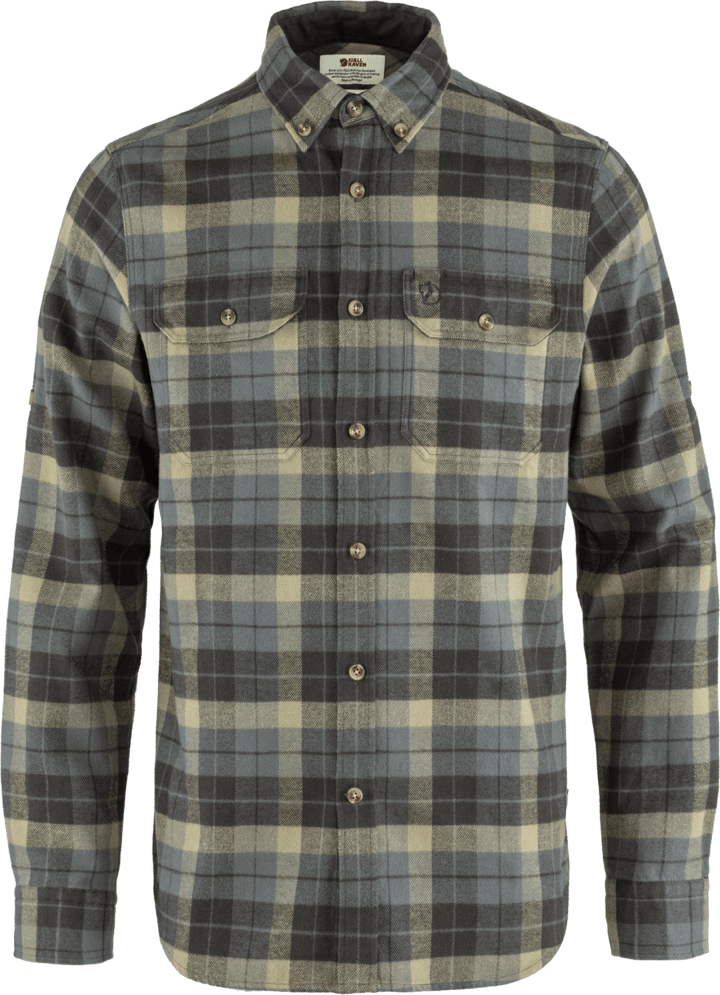 Fjällräven Men's Singi Heavy Flannel Shirt Super Grey/Stone Grey Fjällräven