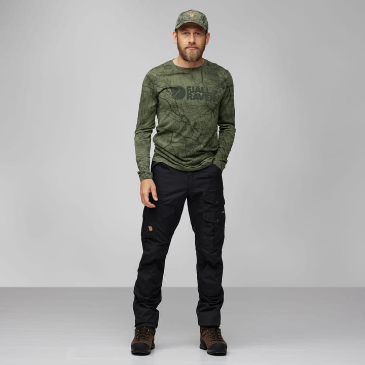 Fjällräven Men's Värmland Wool Long Sleeve Green Camo Fjällräven