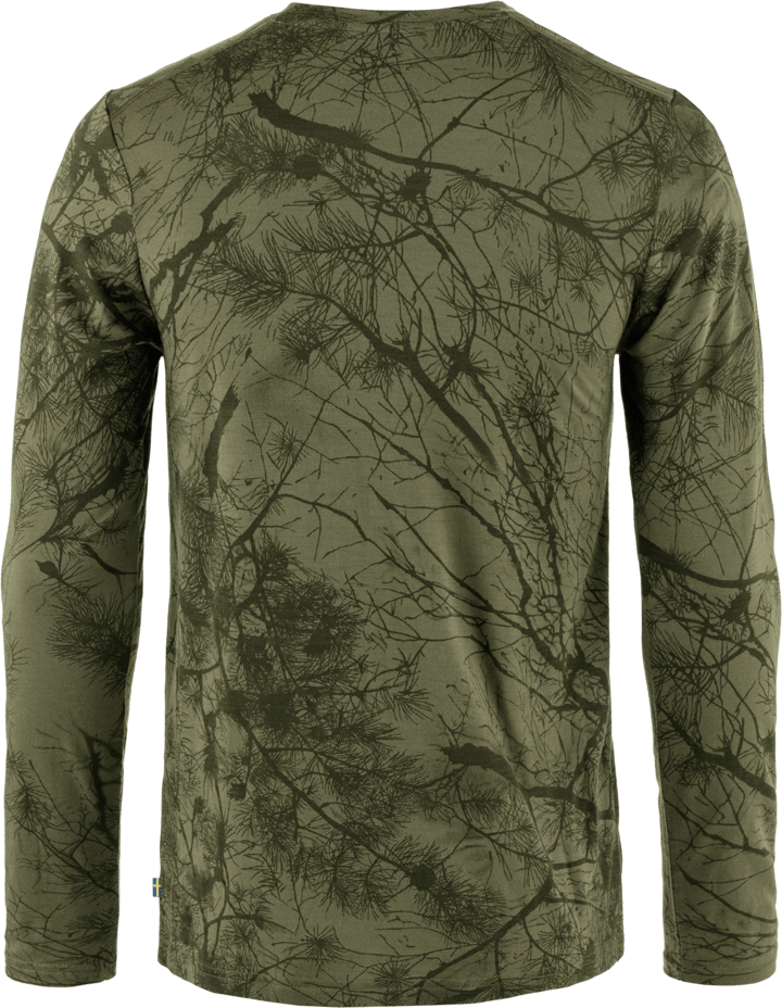 Fjällräven Men's Värmland Wool Long Sleeve Green Camo Fjällräven