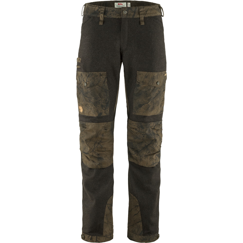 Fjällräven Men’s Värmland Wool Trousers Dark Olive/Dark Olive Camo