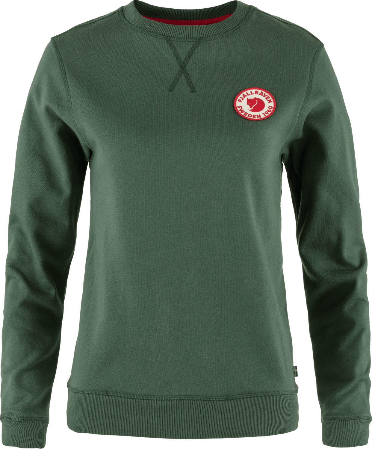 Fjällräven Women's 1960 Logo Badge Sweater Deep Patina